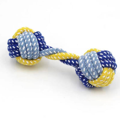 Cotton Dog Rope Toy Durable Knot Chew Toy for Dogs 6