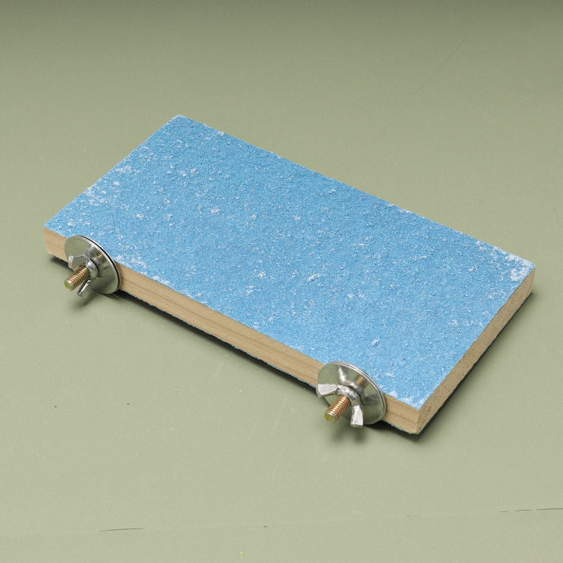 Wooden Parrot Claw Grinding Board Sand Coated 19x10cm 6