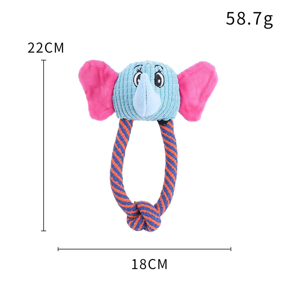 Squeaky Plush Dog Toy Soft Durable Interactive 36