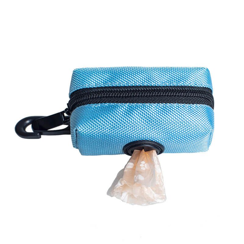Wholesale dog poop bag holder dispenser blue