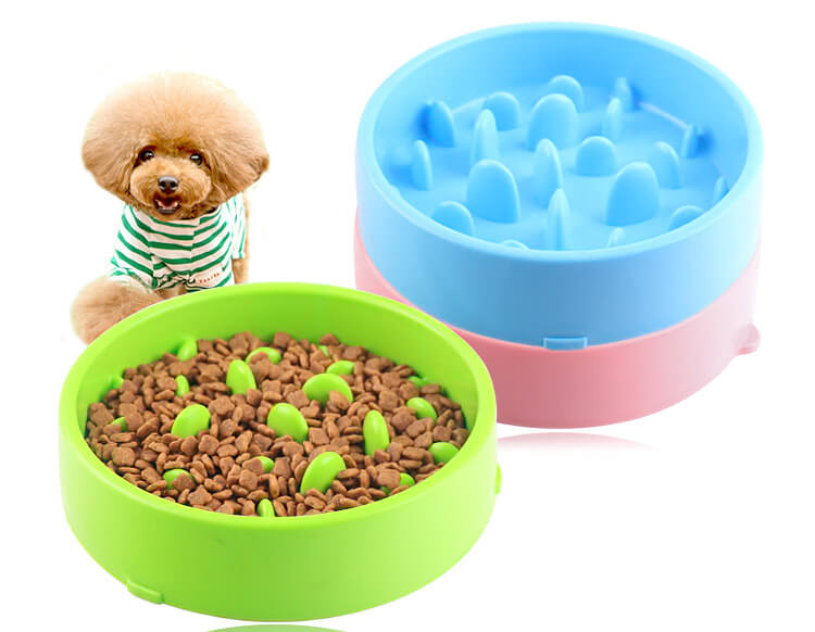 Wholesale pet supplies dog cat slow feeder bowl1