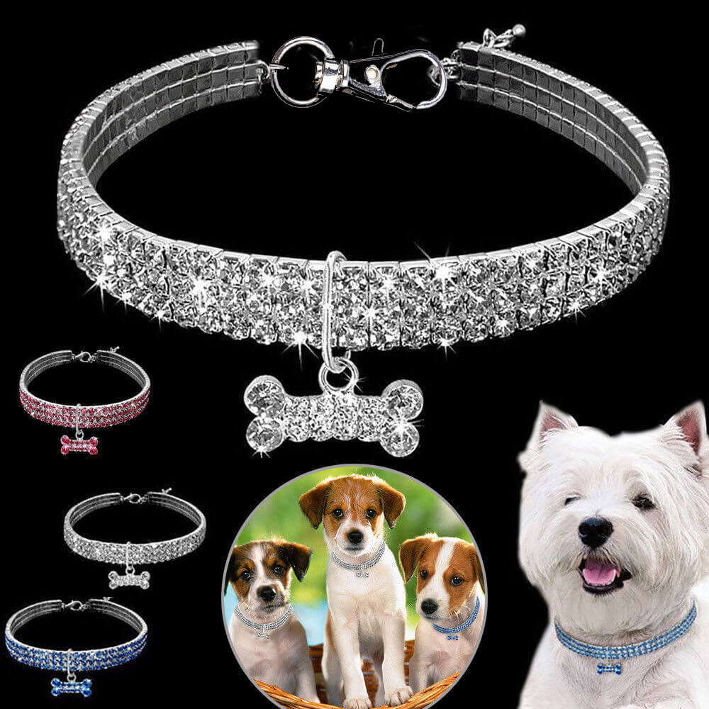 Wholesale Dog Crystal Collar 8
