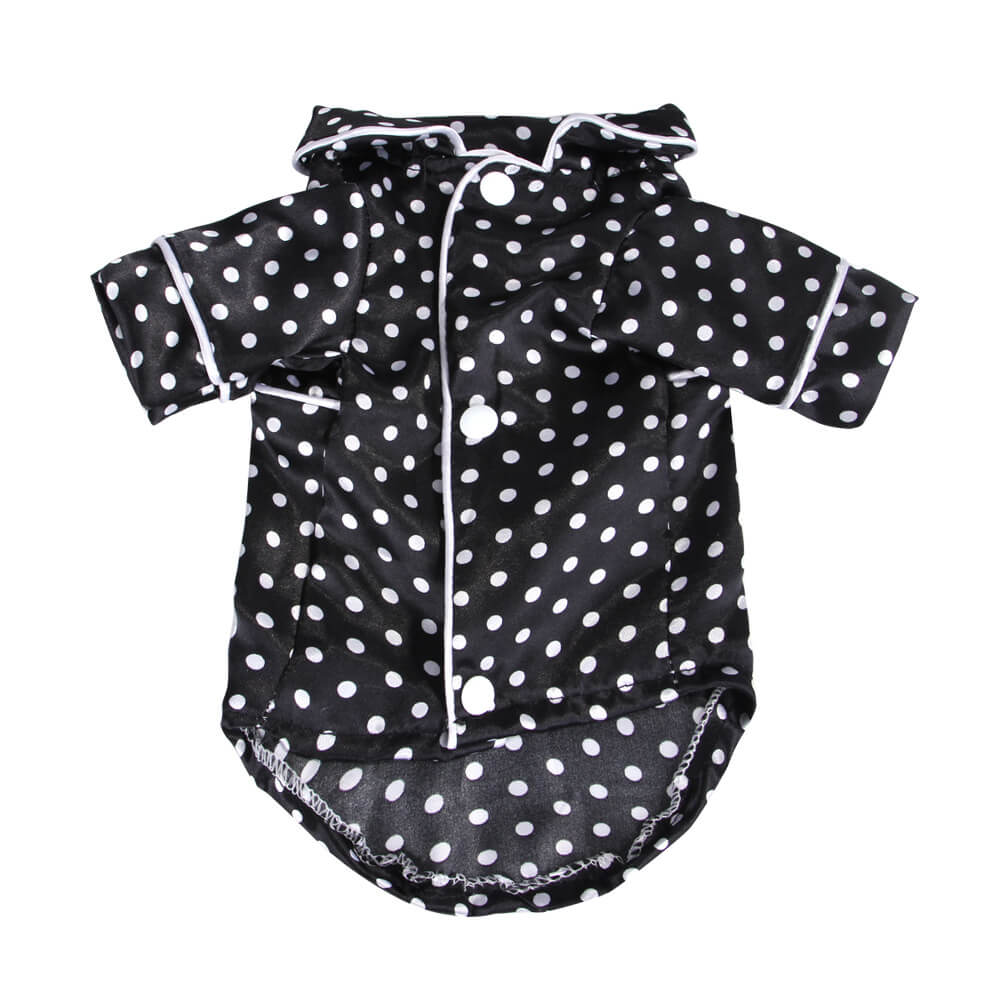 Wholesale Dog Pajamas black dots