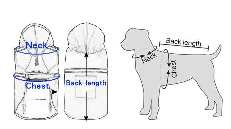 Wholesale Pet Supplies Dog Poncho Raincoat 2
