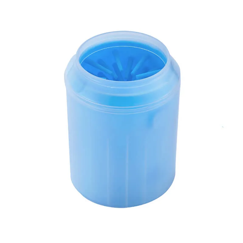 Großhandel Portable Hund Pfote Fuß Waschmaschine Reiniger blau