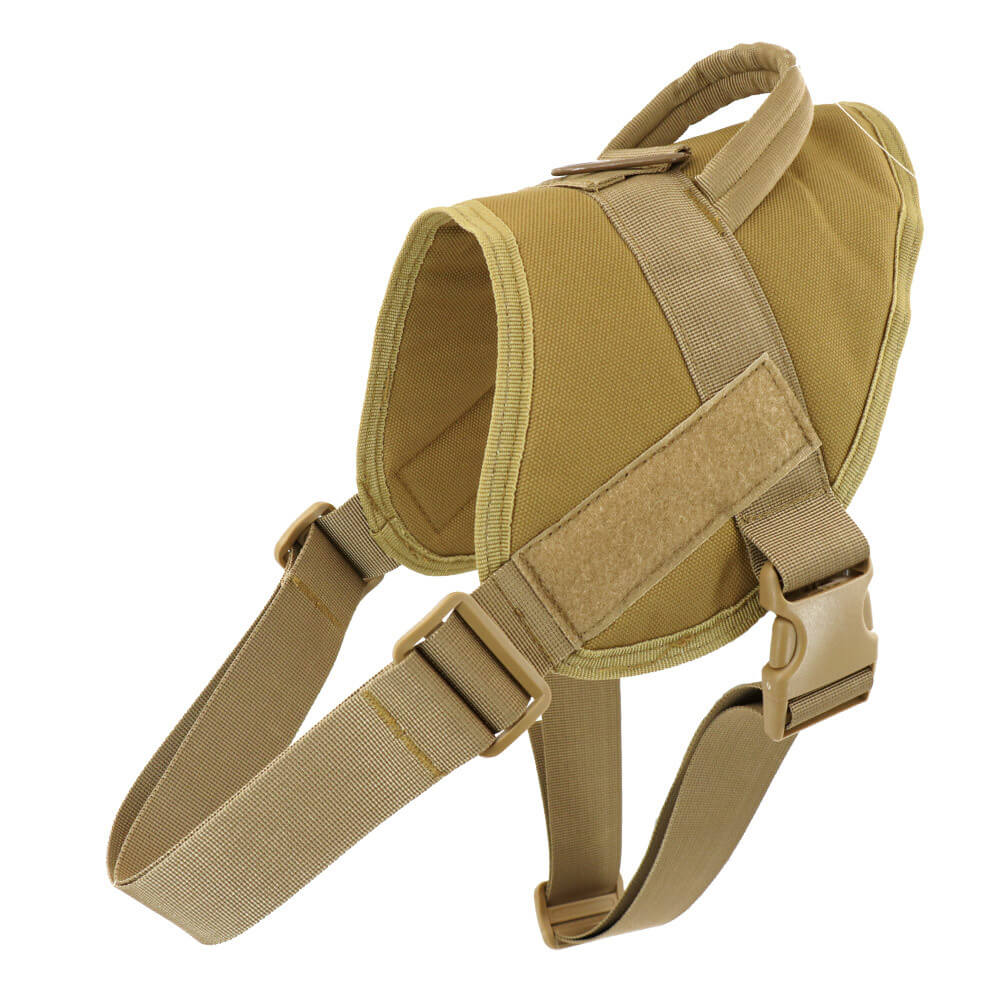 Wholesale Tactical Training Dog Vest Harness khaki