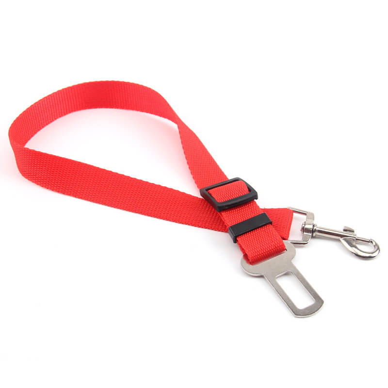 Wholesale pet supplies dog car safety belt red