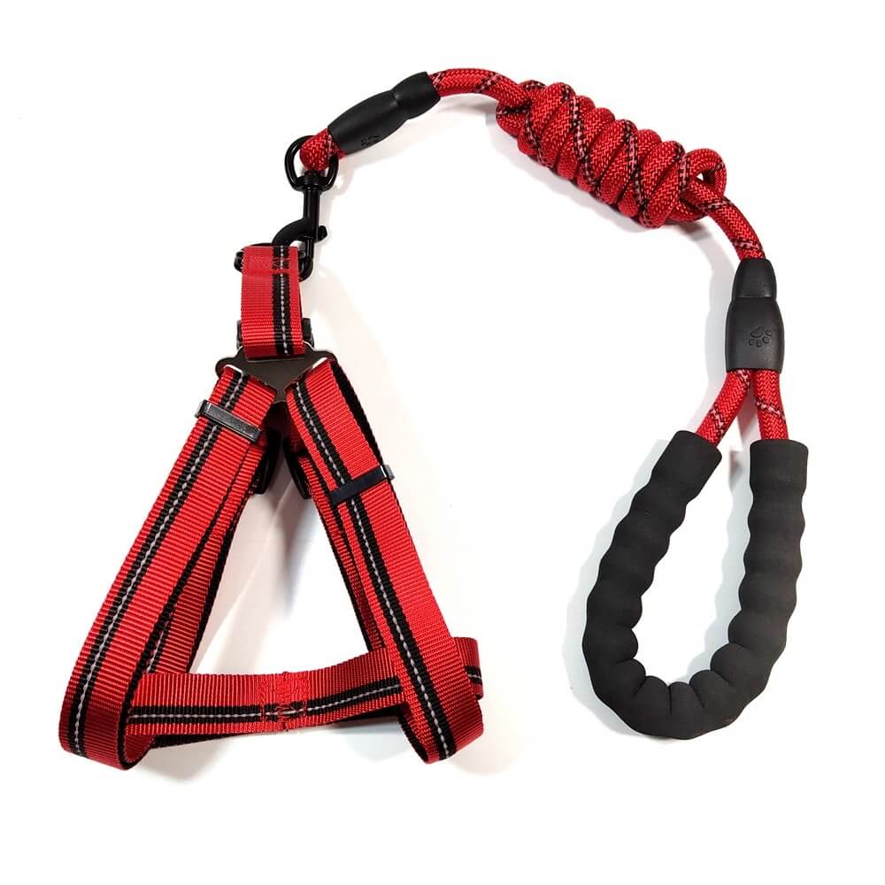 Wholesale pet supplies dog traction rope red
