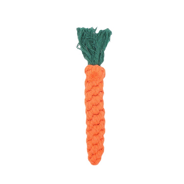 Carrot Dog Rope Toy (6)