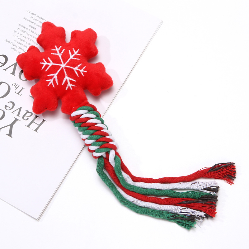 Christmas Plush Dog Rope Toys (7)
