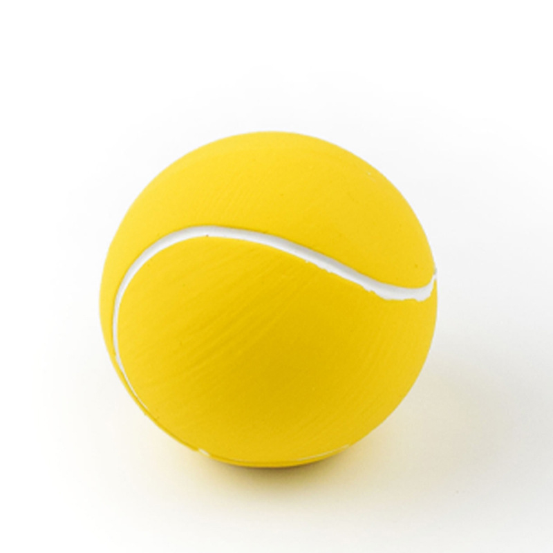 Wholesale Football Basketball Baseball Tennis Squeaky Latex Rubber Dog Toy Balls (10)
