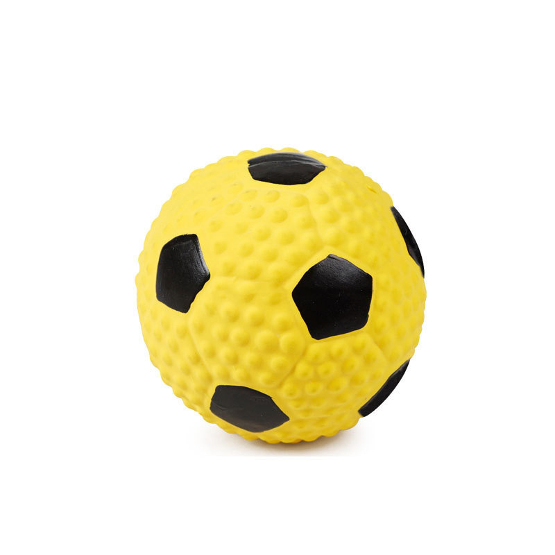 Großhandel Fußball Basketball Baseball Tennis Squeaky Latex Gummi Hundespielzeug Bälle (8)