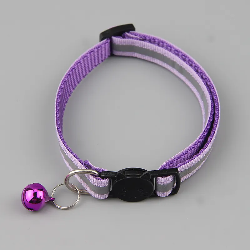 Wholesale Reflective Cat Collar Cat Head With Bell